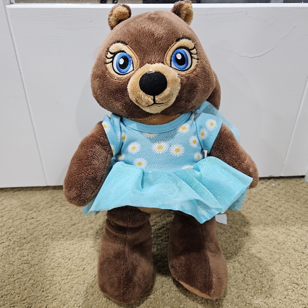 Sammy the Squirrel Build a Bear Plush Toy Great Wolf Lodge Girl Dress Stuffed 12